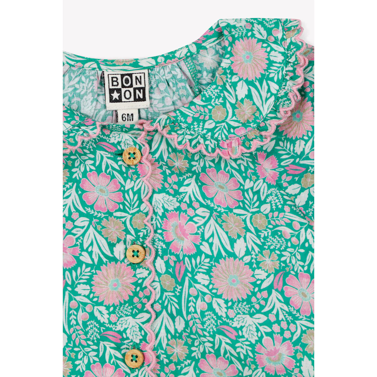 Bonton Turquoise Aria Blouse - Image 4