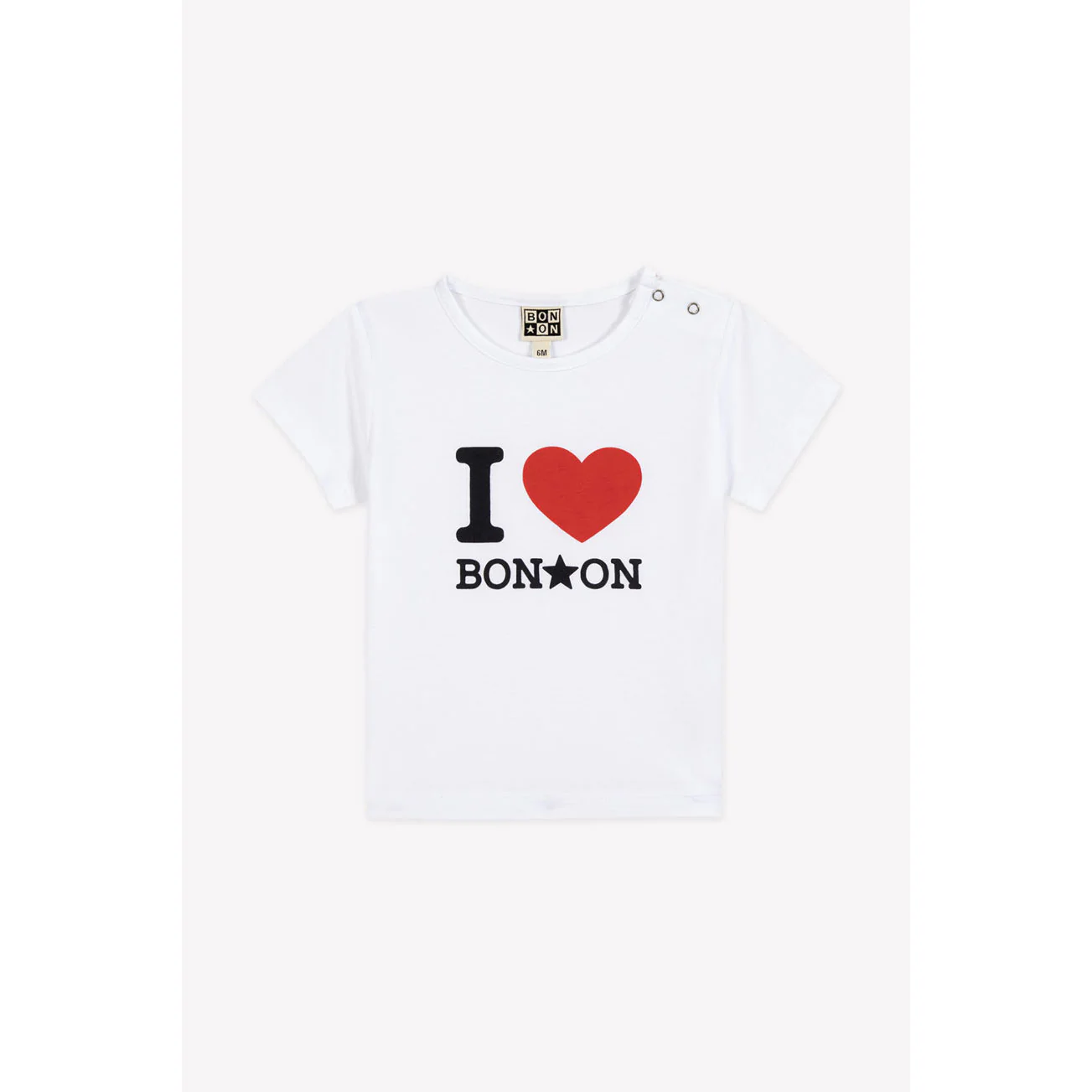 Bonton White I  Love Tee