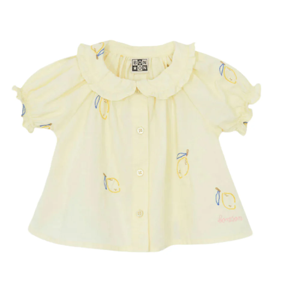 Bonton Yellow Aria Baby Blouse