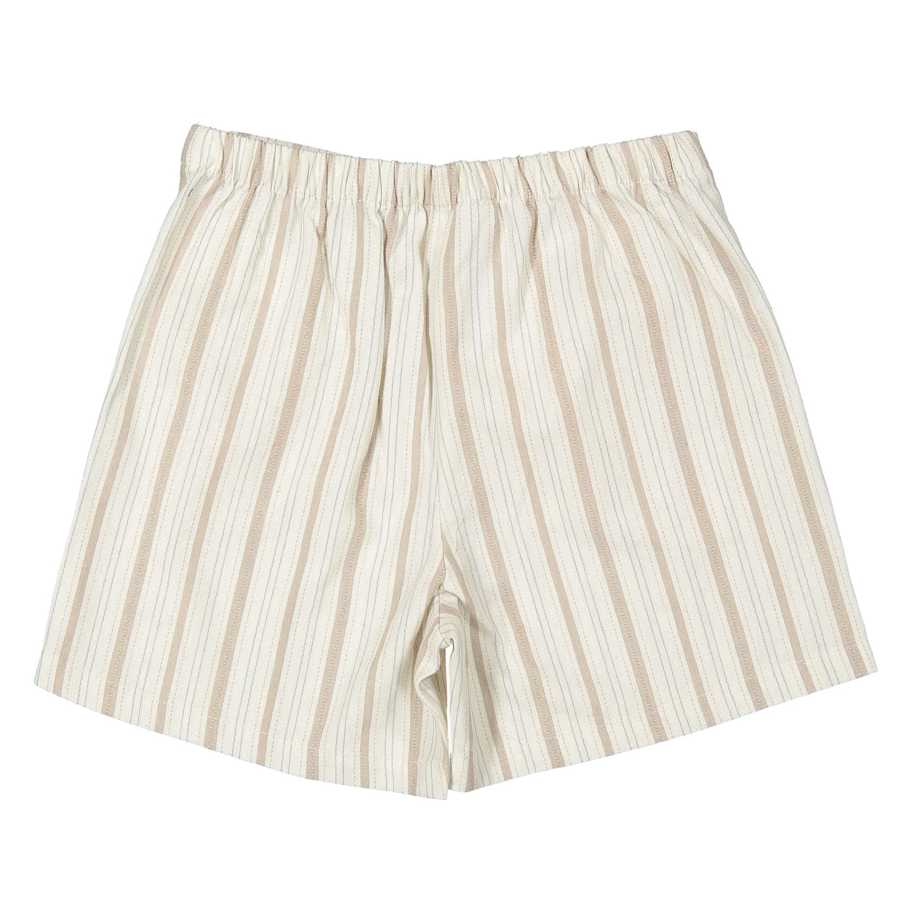 Boys and Arrows Light Khaki Striped Shorts - Image 2