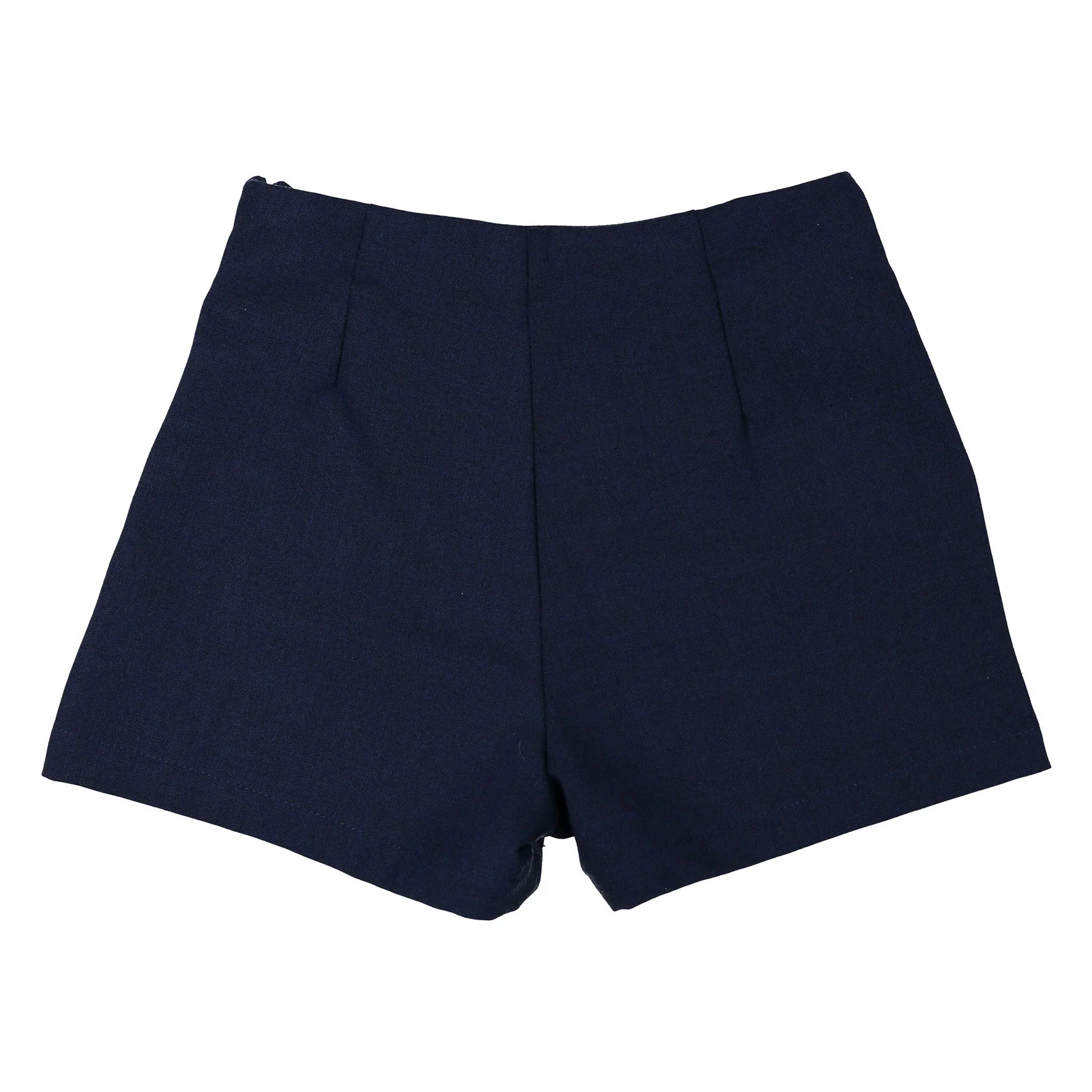 Boys and Arrows Navy Button Shorts - Image 2