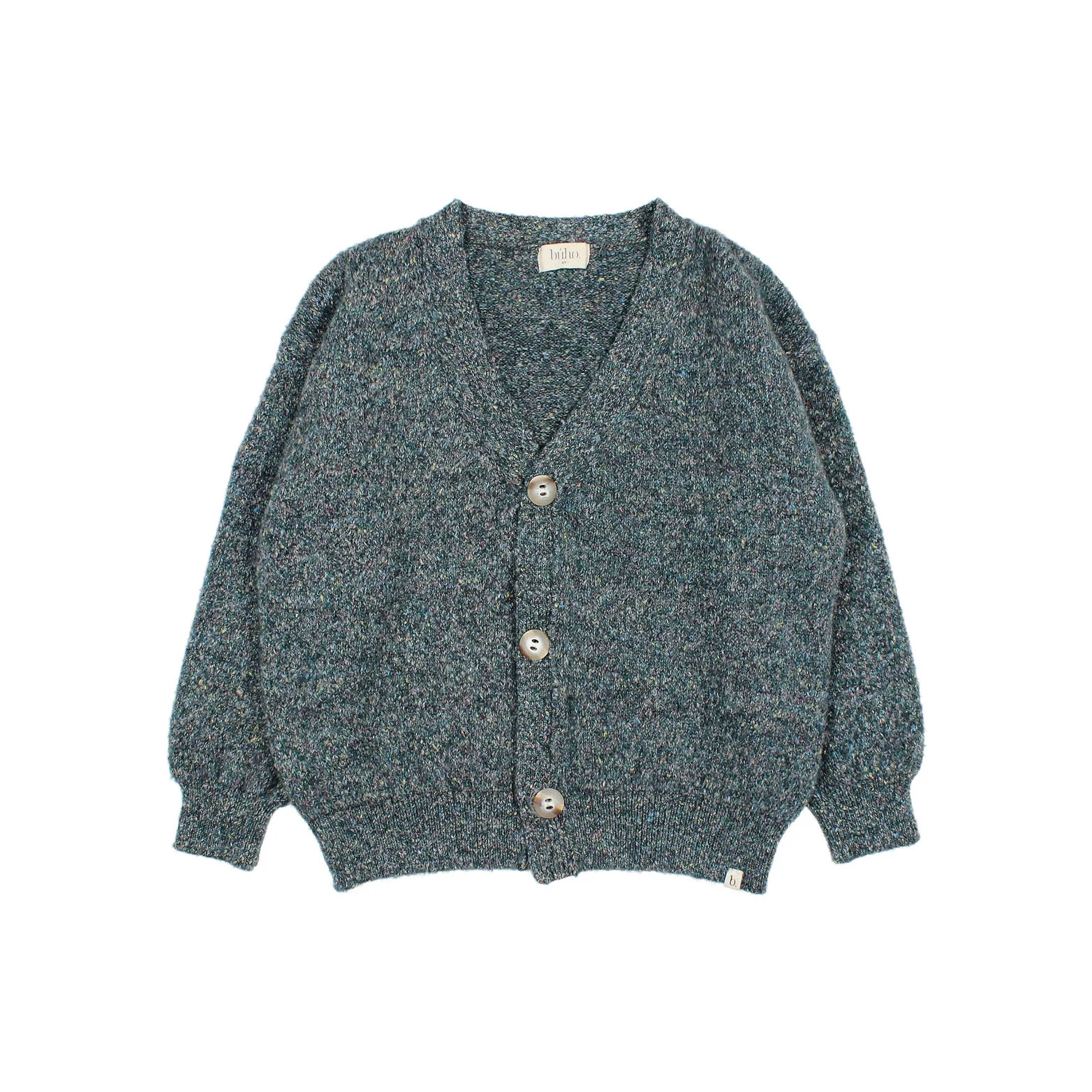 Buho Alpine Green Melange Cardigan