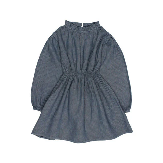 Buho Antic Blue Lurex Dress