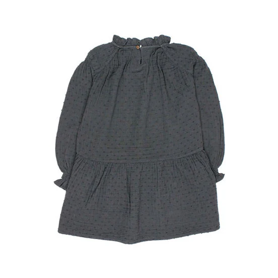 Buho Antracite Boble Plumeti Dress - Image 2