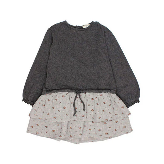Buho Antracite Romance Combi Dress