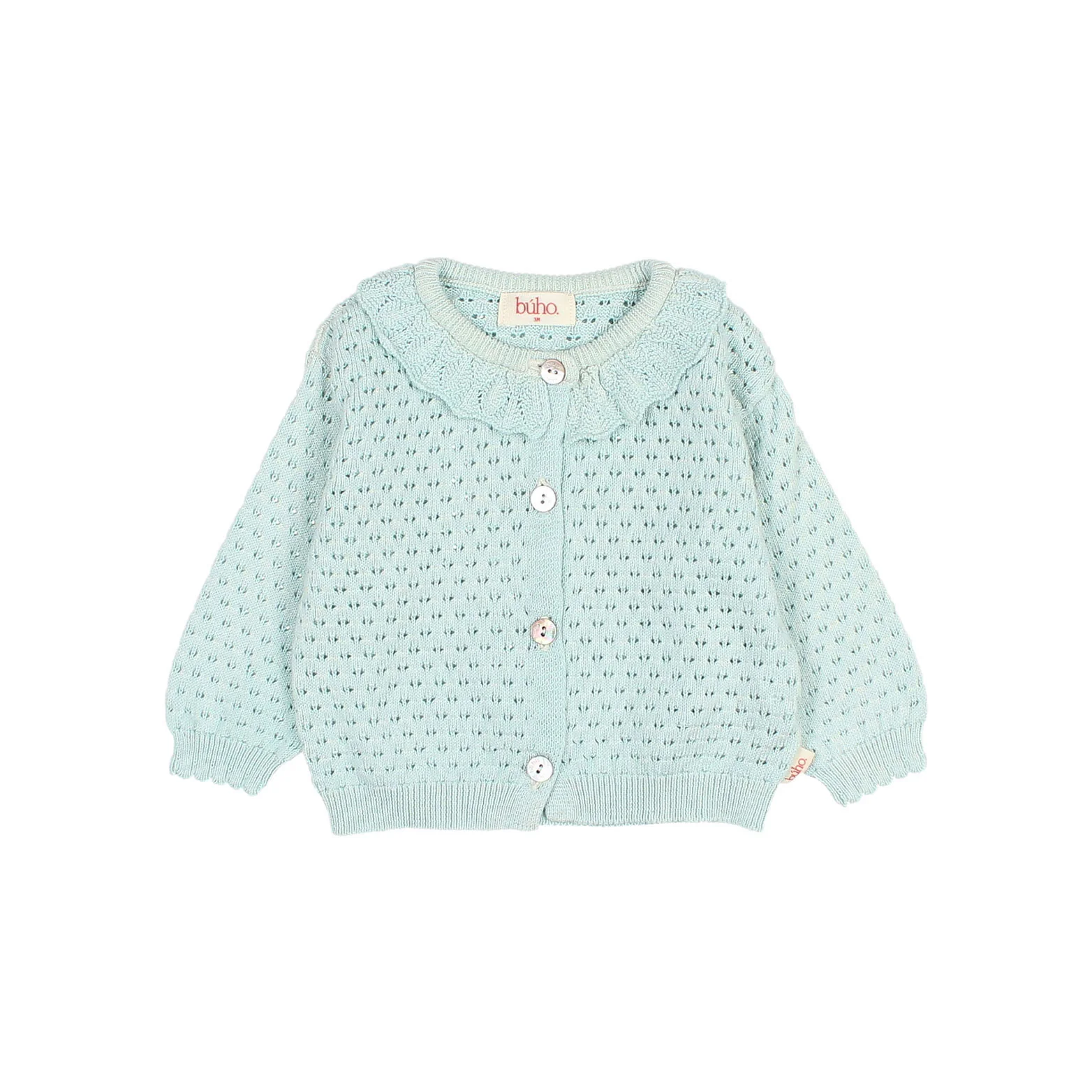 Buho Aqua Boho Baby Cardigan