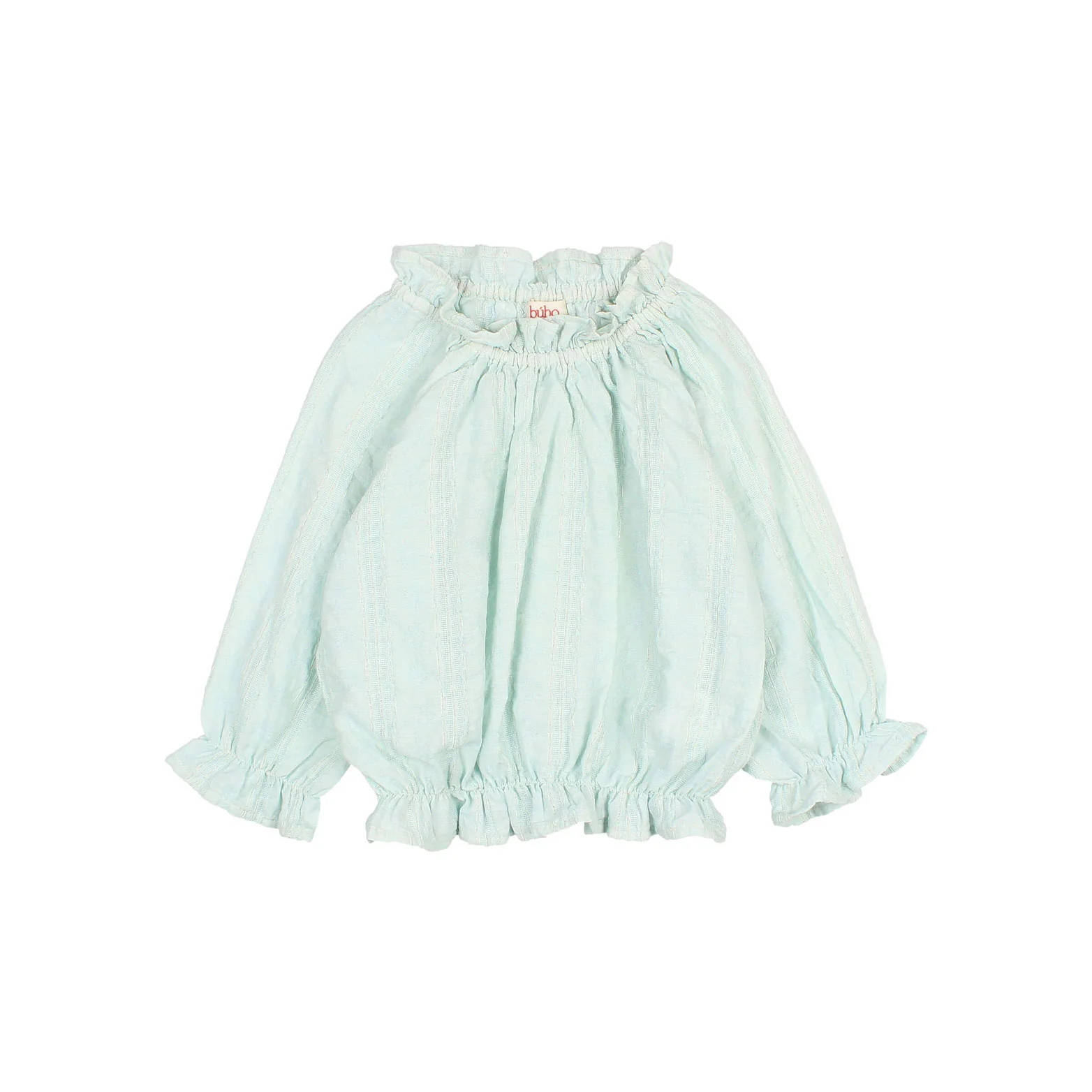 Buho Aqua Chic Lurex Blouse