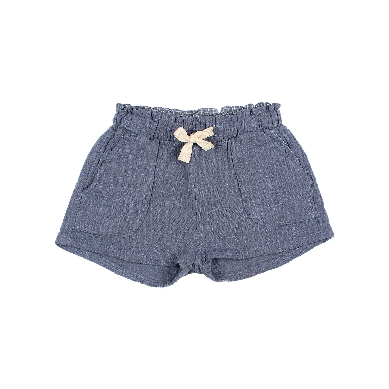 Buho Blue Stone Muslin Shorts