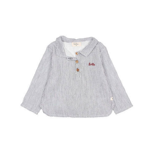 Buho Blue Stripes Baby Shirt - Image 3