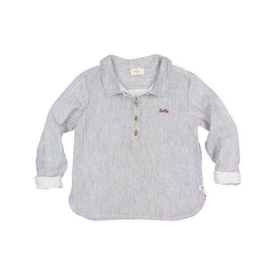 Buho Blue Stripes Shirt - Image 3