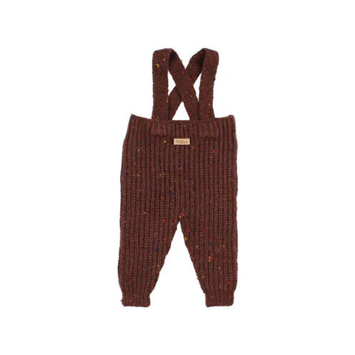 Buho Brown Botonato Baby Dungaree - Image 2