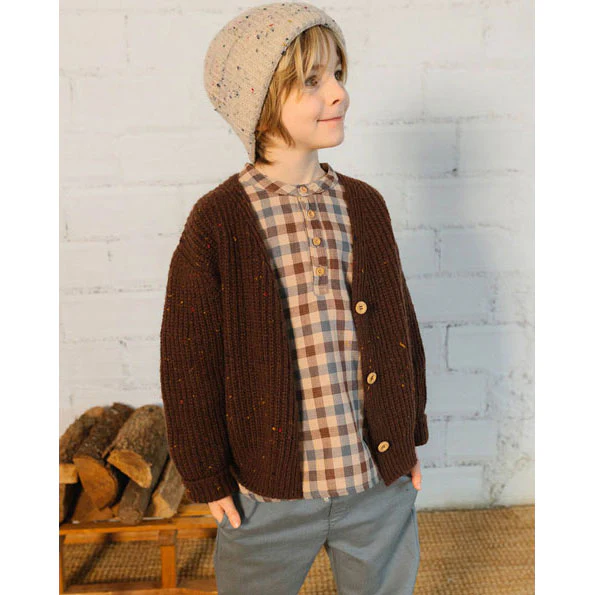Buho Brown Botonato Cardigan - Image 2