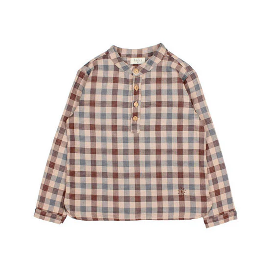 Buho Brown Check Shirt