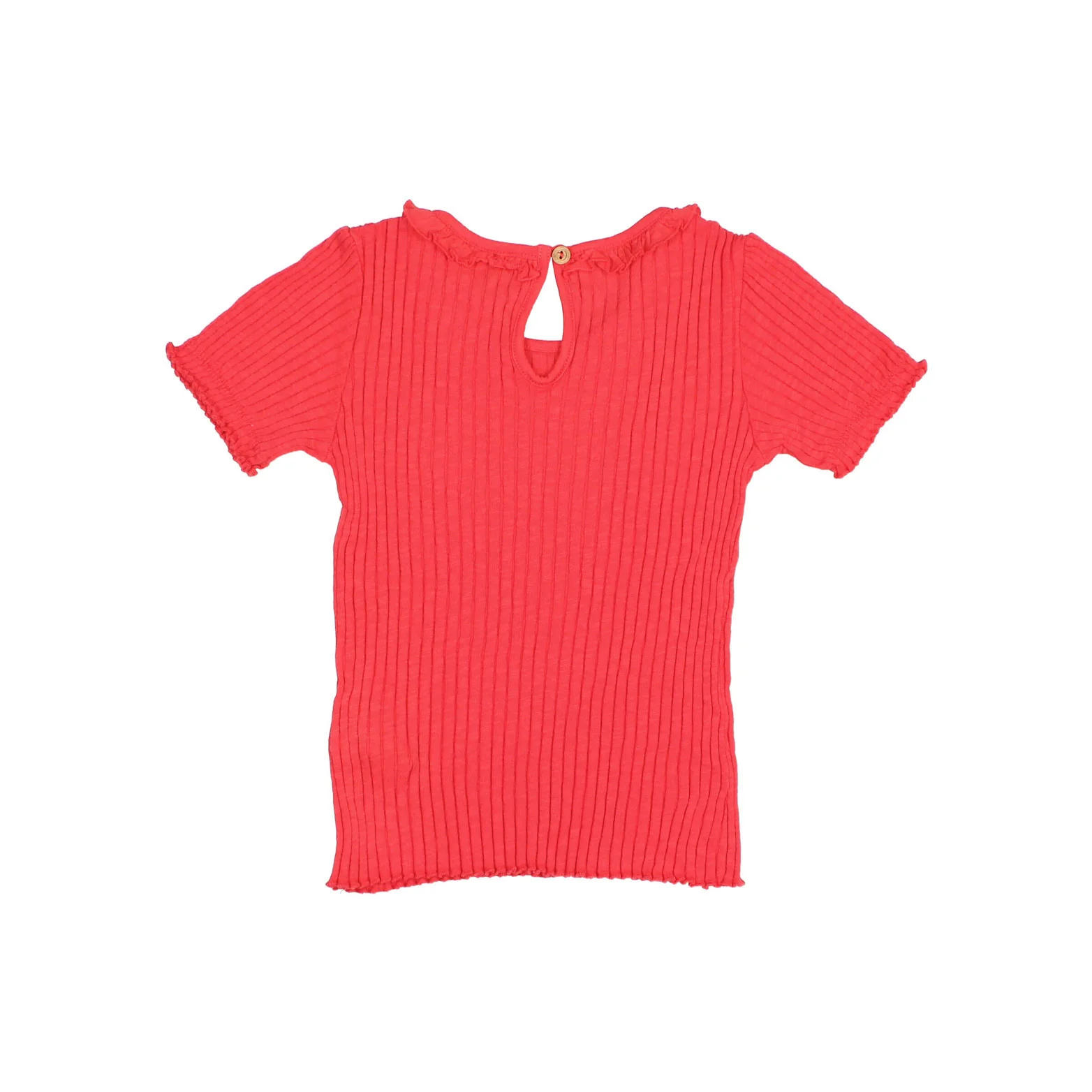 Buho Coral Rib Collar T-Shirt - Image 2