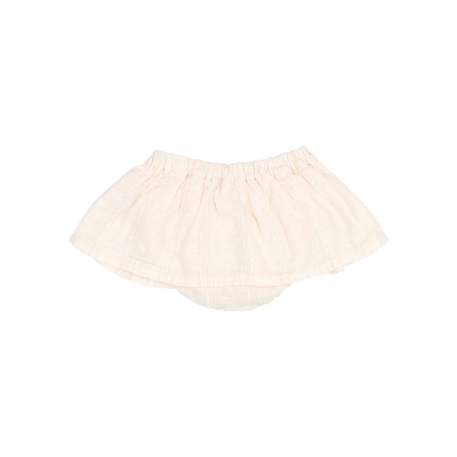 Buho Cream Pink Chic Lurex Baby Culotte - Image 2