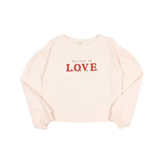 Buho Cream Pink Love T-shirt