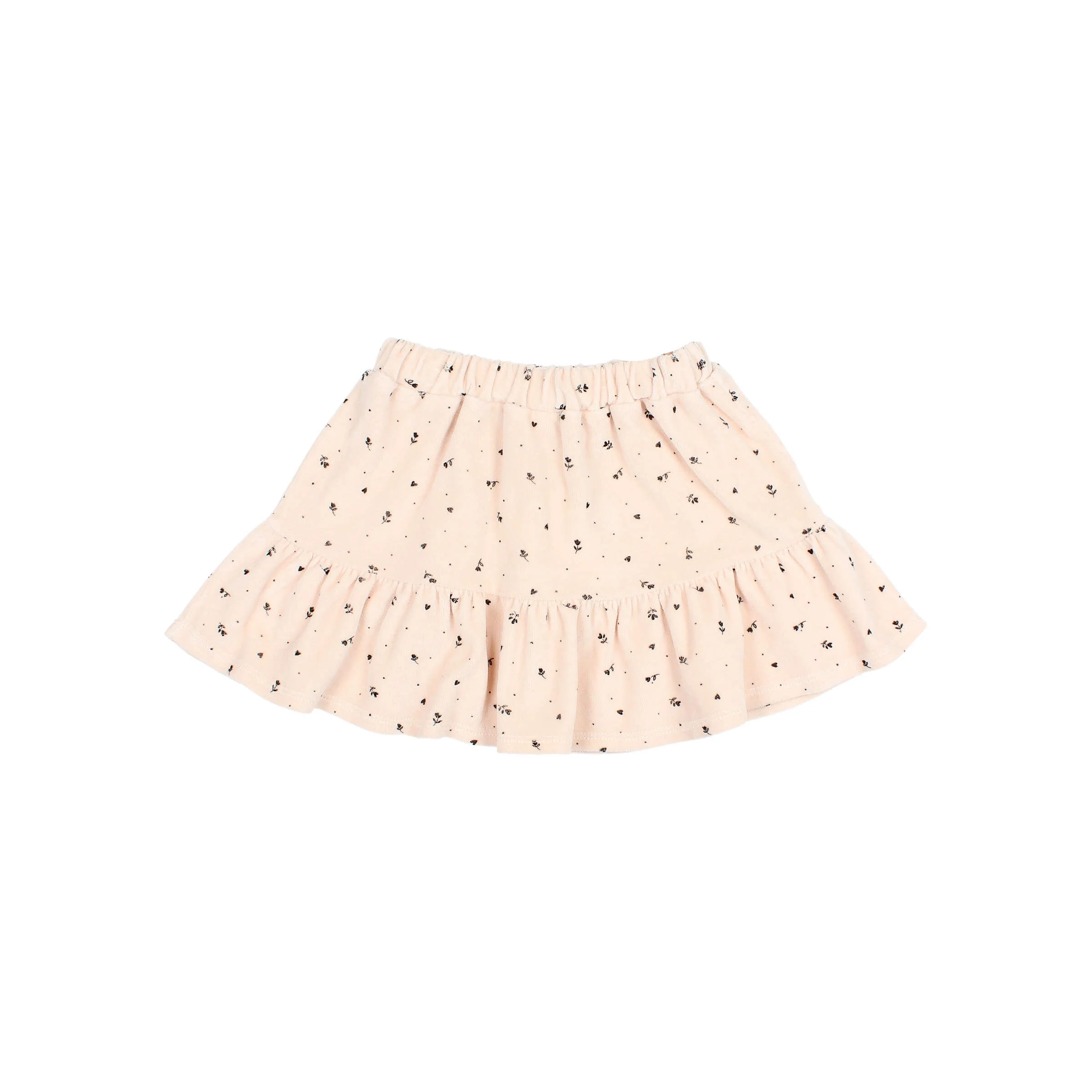 Buho Cream Pink Velvet Cuore Skirt