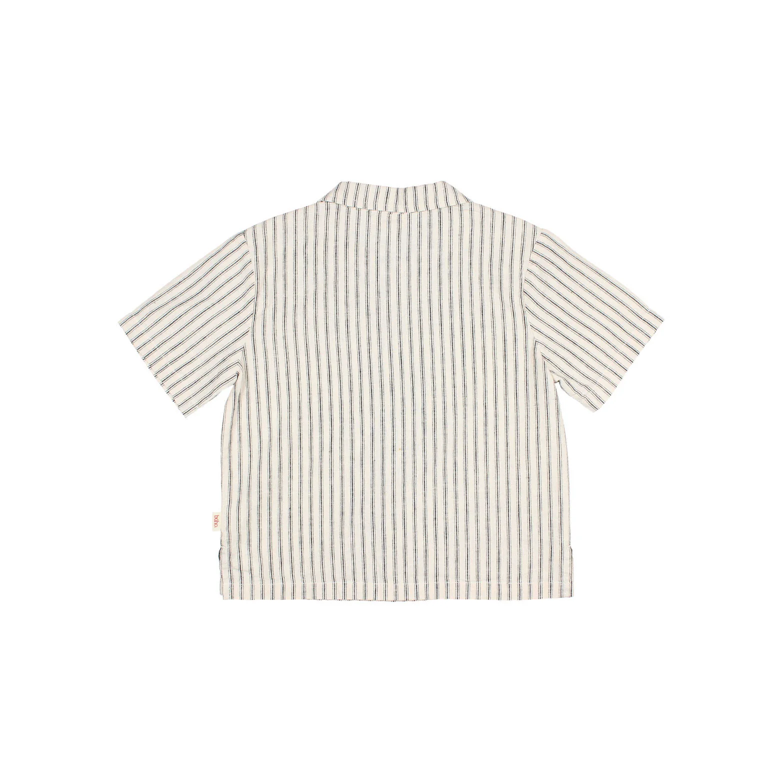 Buho Cream Stripes Linen Shirt - Image 2