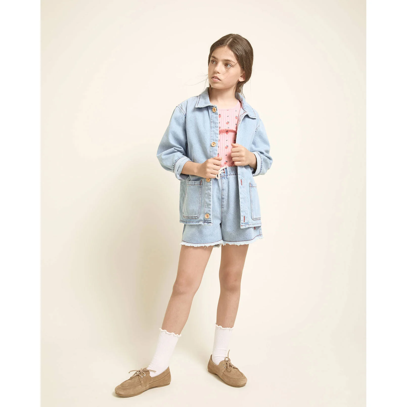Buho Denim Bleach Denim Short - Image 2