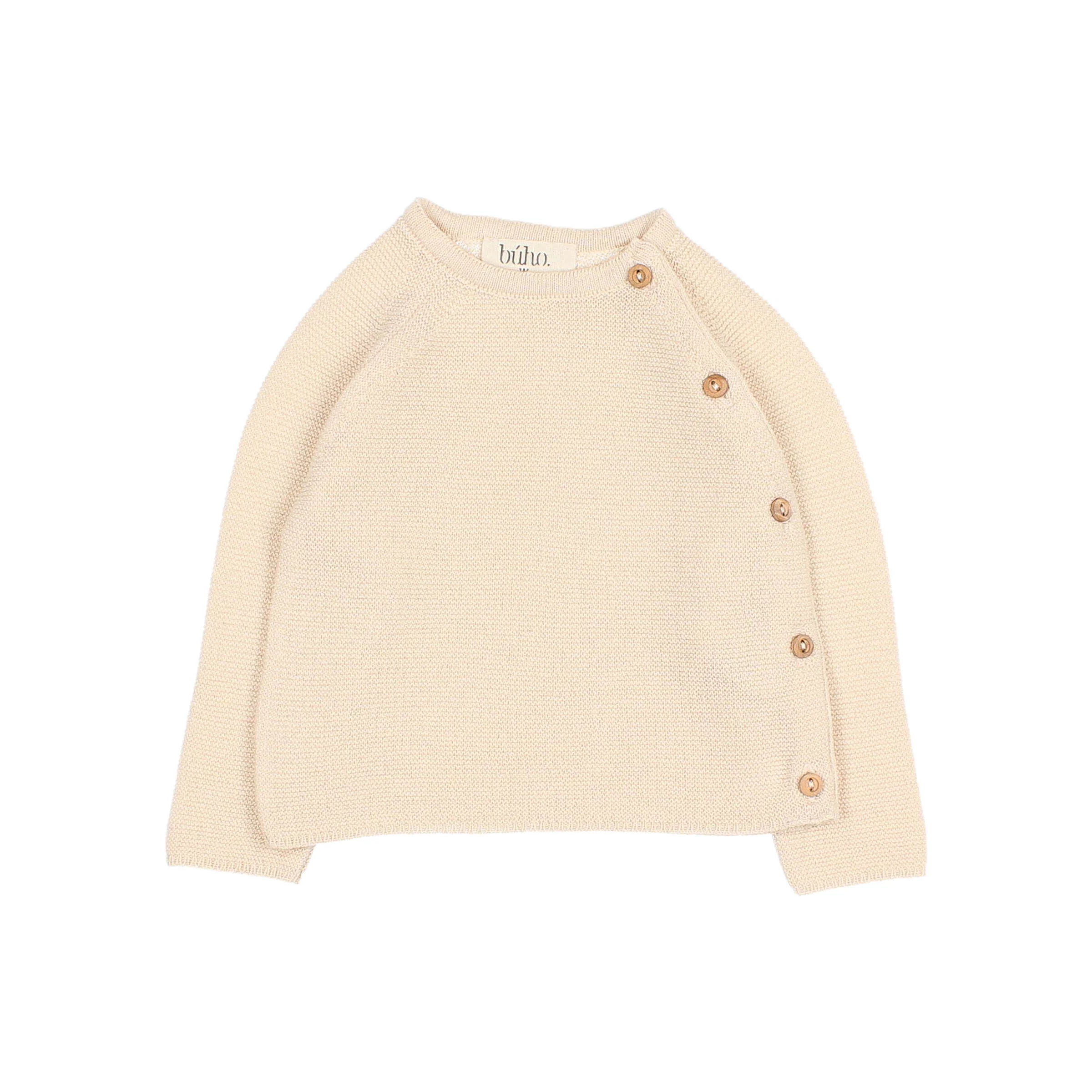 Buho Ecru Baby Sweater