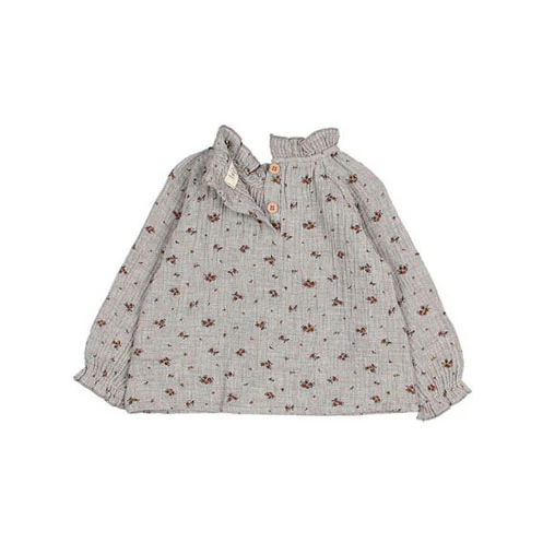 Buho Grey Romance Baby Blouse - Image 3