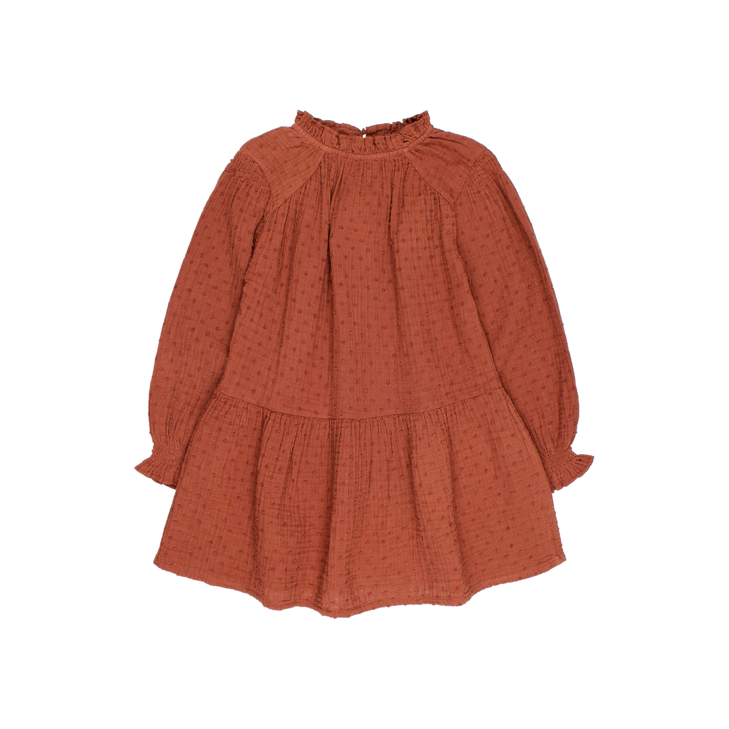 Buho Henna Boble Plumeti Dress