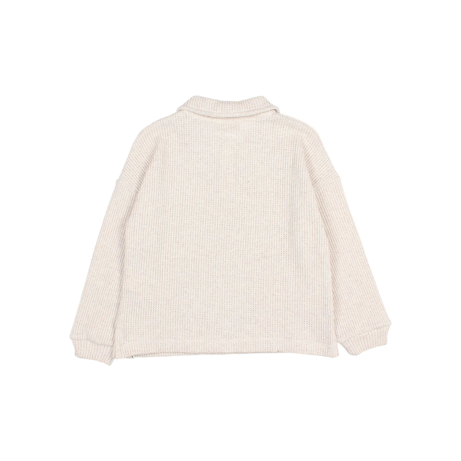 Buho Ivory Waffle Polo - Image 2