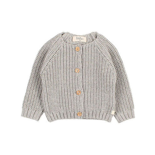 Buho Light Grey Baby Cardigan