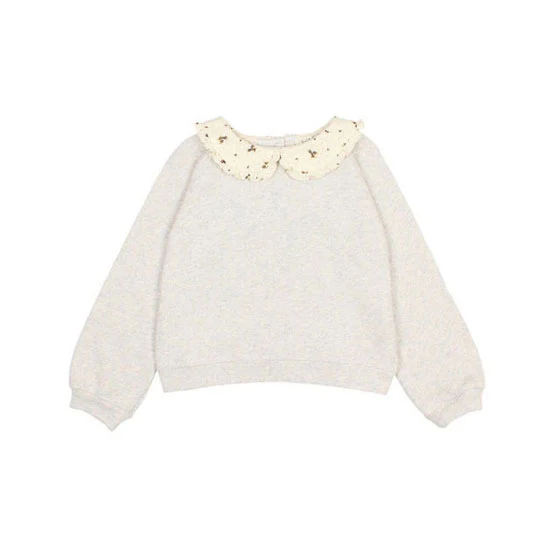 Buho Light Grey Romance Sweatshirt