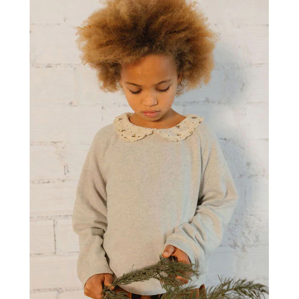Buho Light Grey Romance Sweatshirt - Image 2