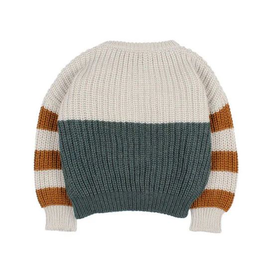 Buho Orange Bands Sweater - Image 2