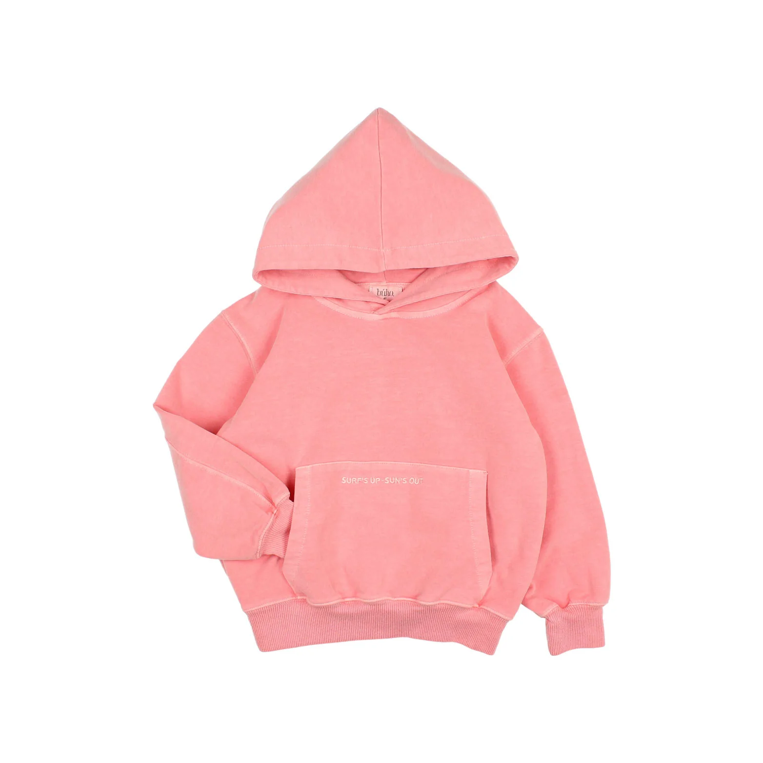 Buho Peach Pink Fleece Hoodie - Image 2