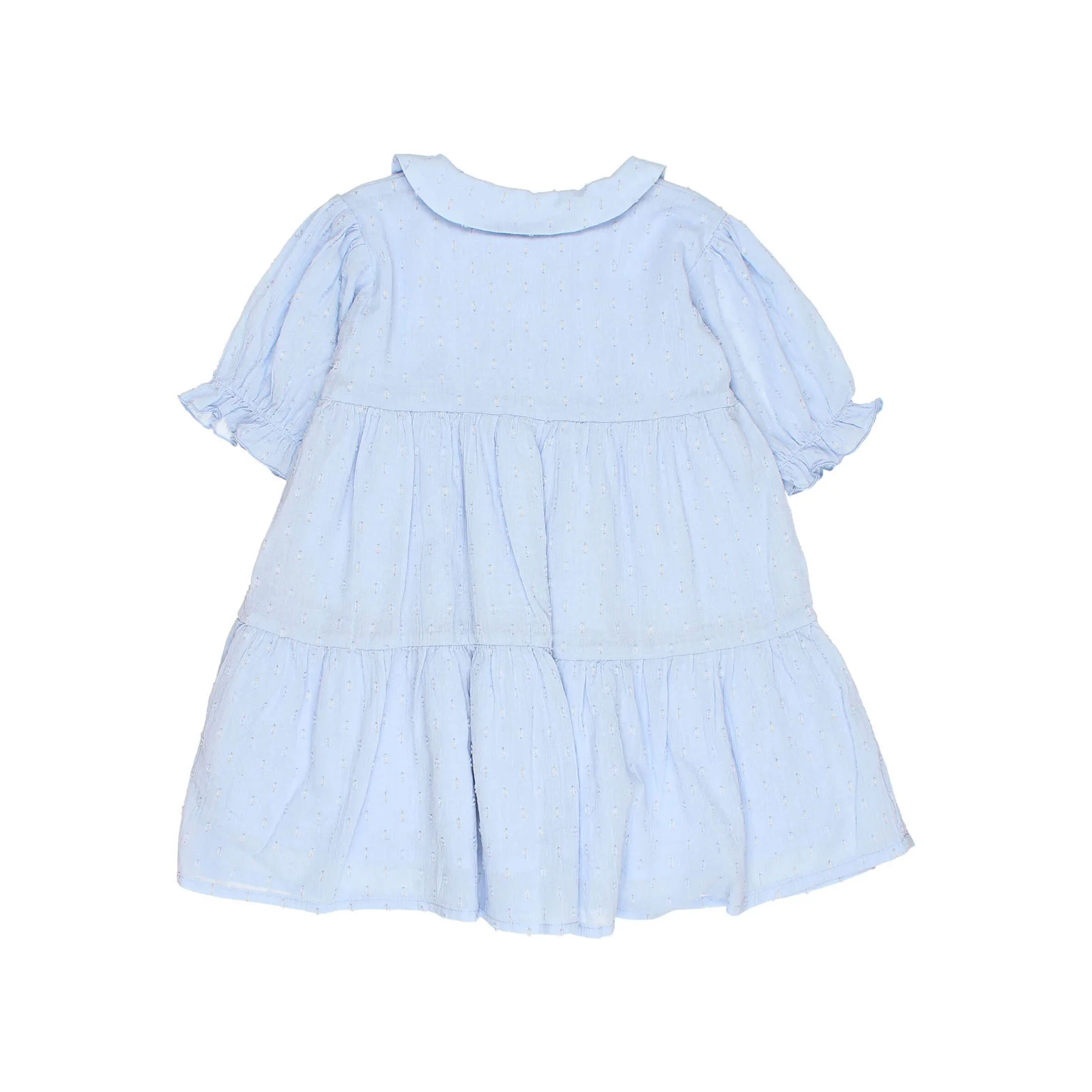 Buho Placid Blue Lurex Plumeti Dress - Image 2