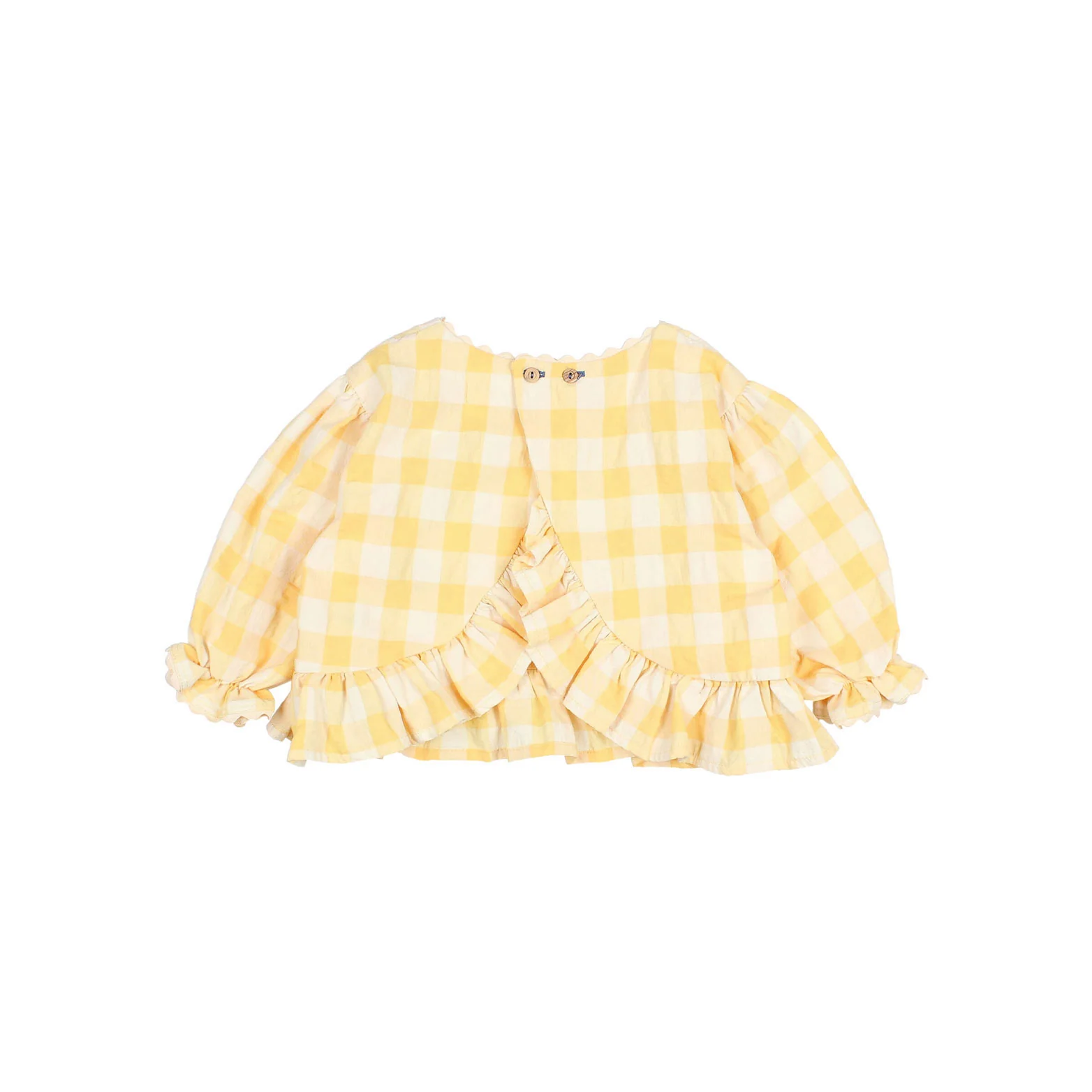 Buho Sun Gingham Blouse - Image 3
