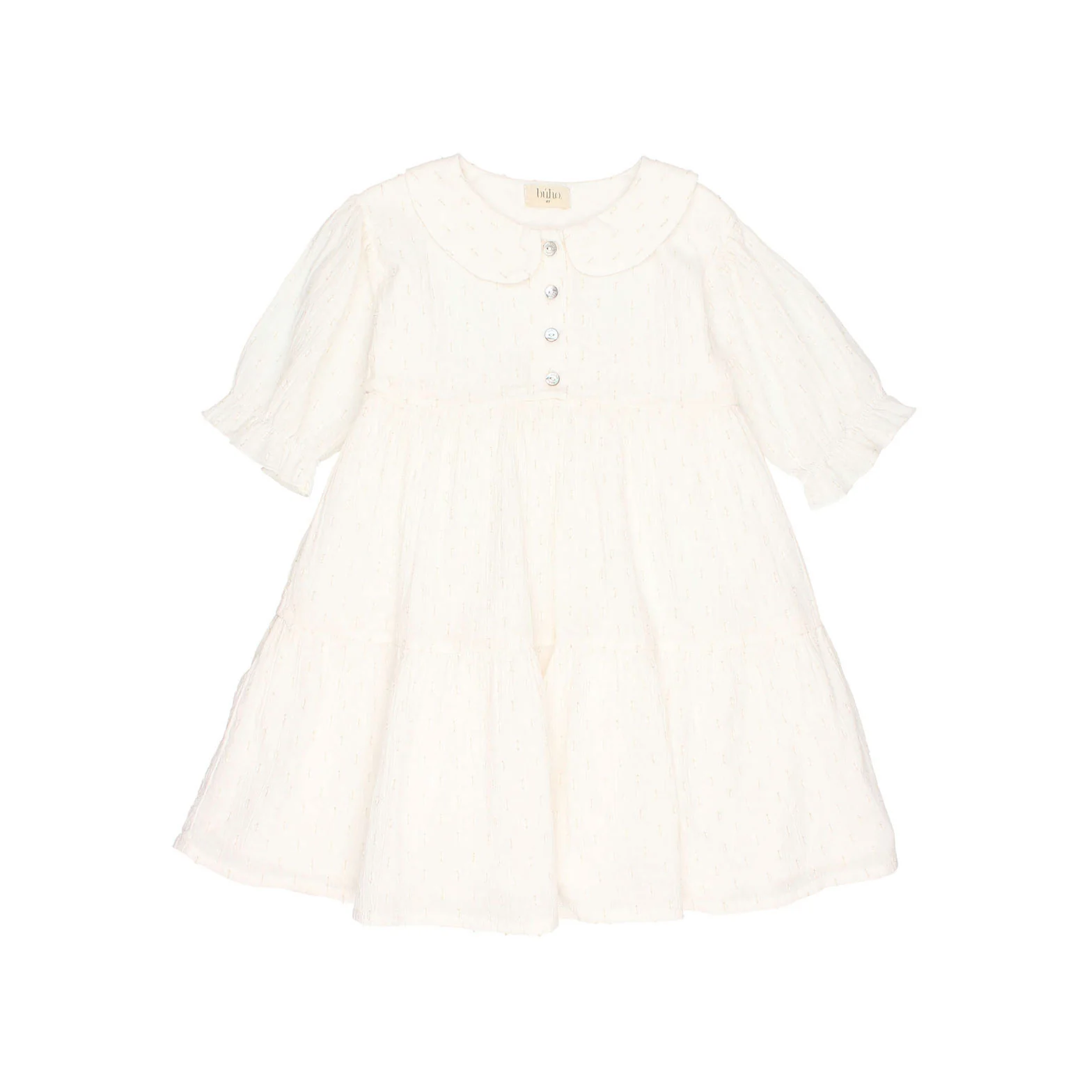 Buho Talc Lurex Plumeti Dress