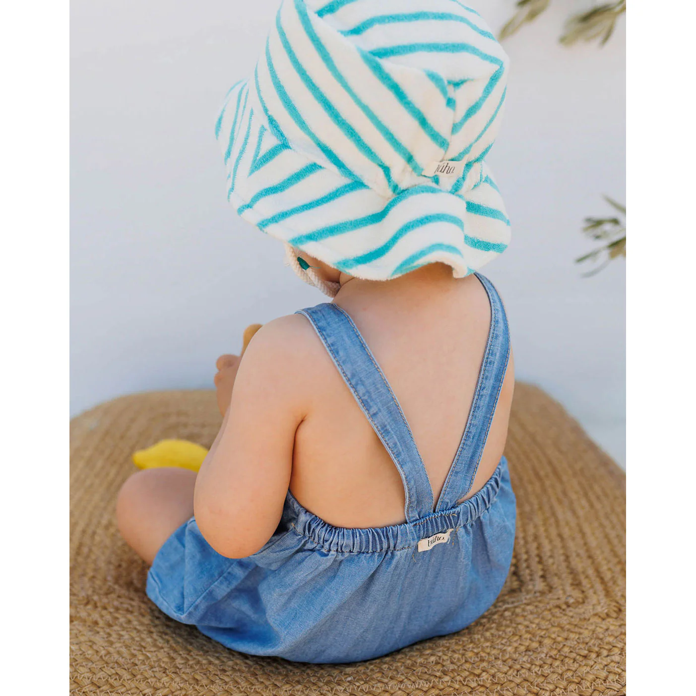 Buho Washed Denim Linen Jumpsuit - Image 4
