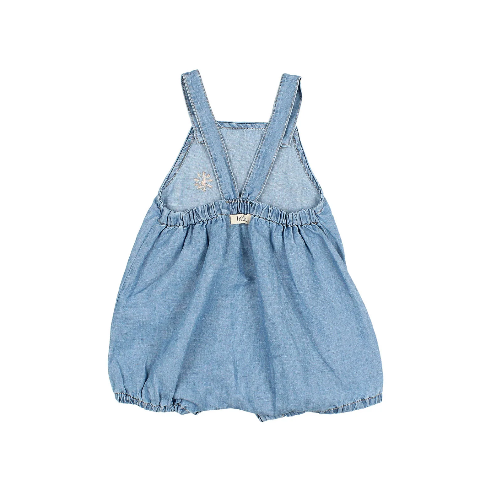Buho Washed Denim Linen Jumpsuit - Image 5
