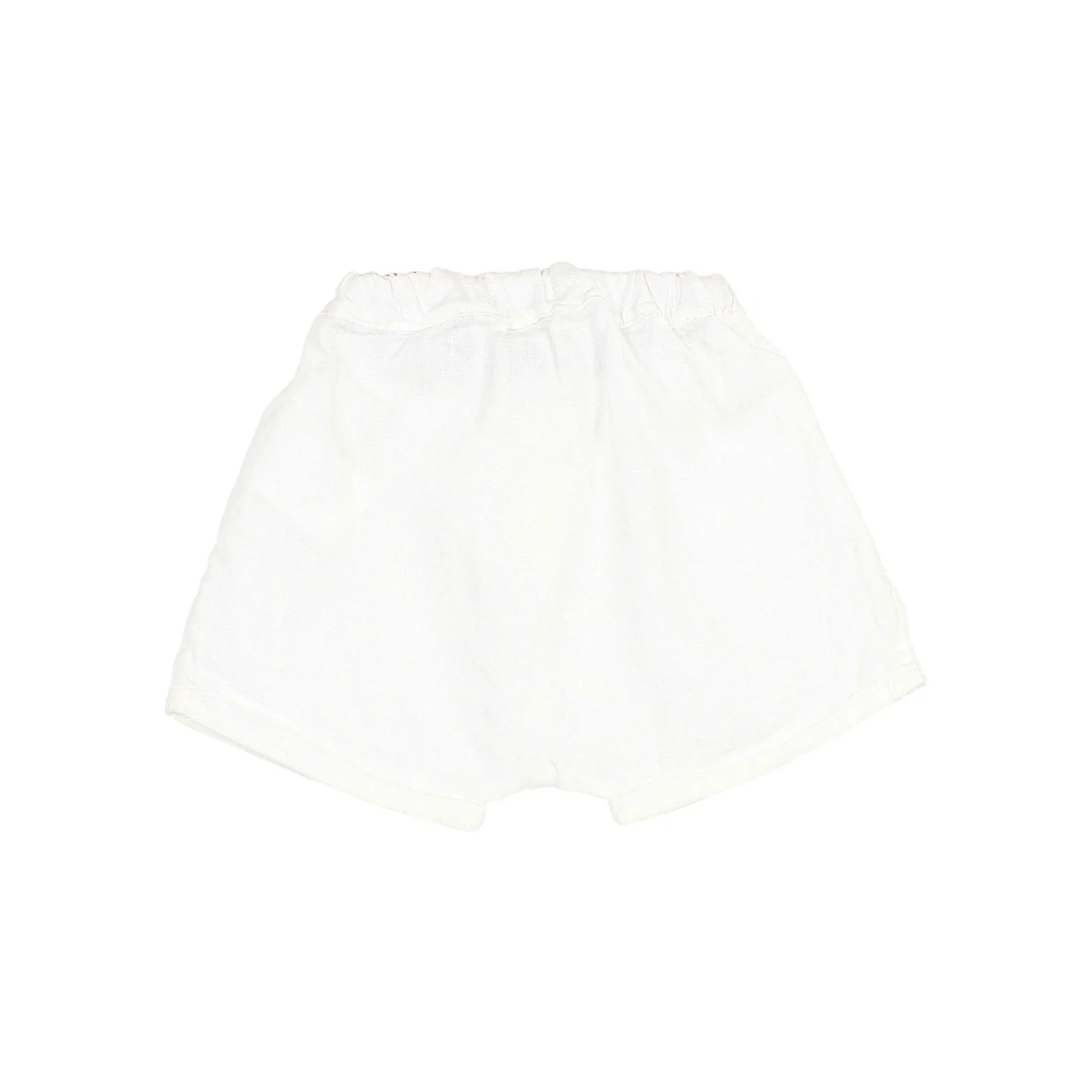 Buho White Baby Linen Shorts - Image 2