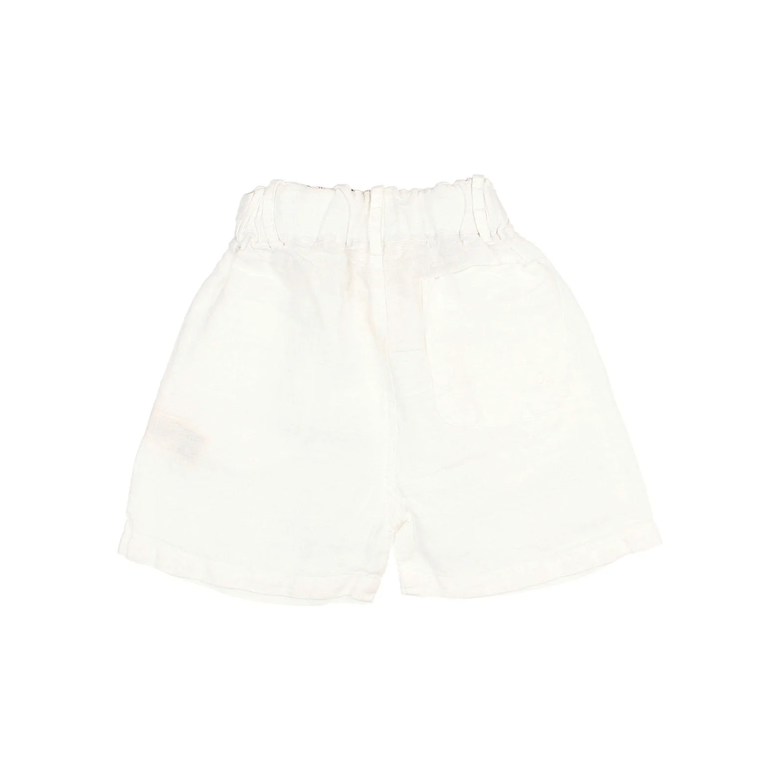 Buho White Linen Bermuda - Image 2