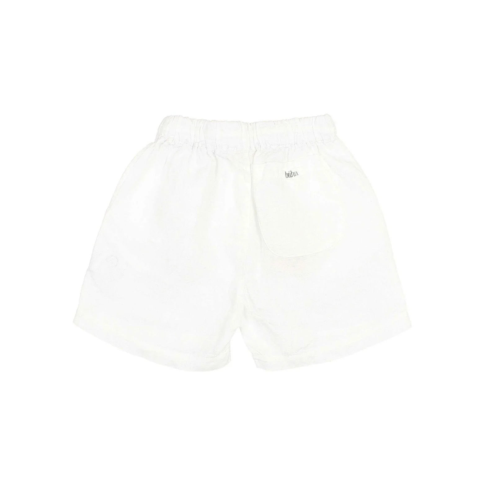 Buho White Linen Shorts - Image 2