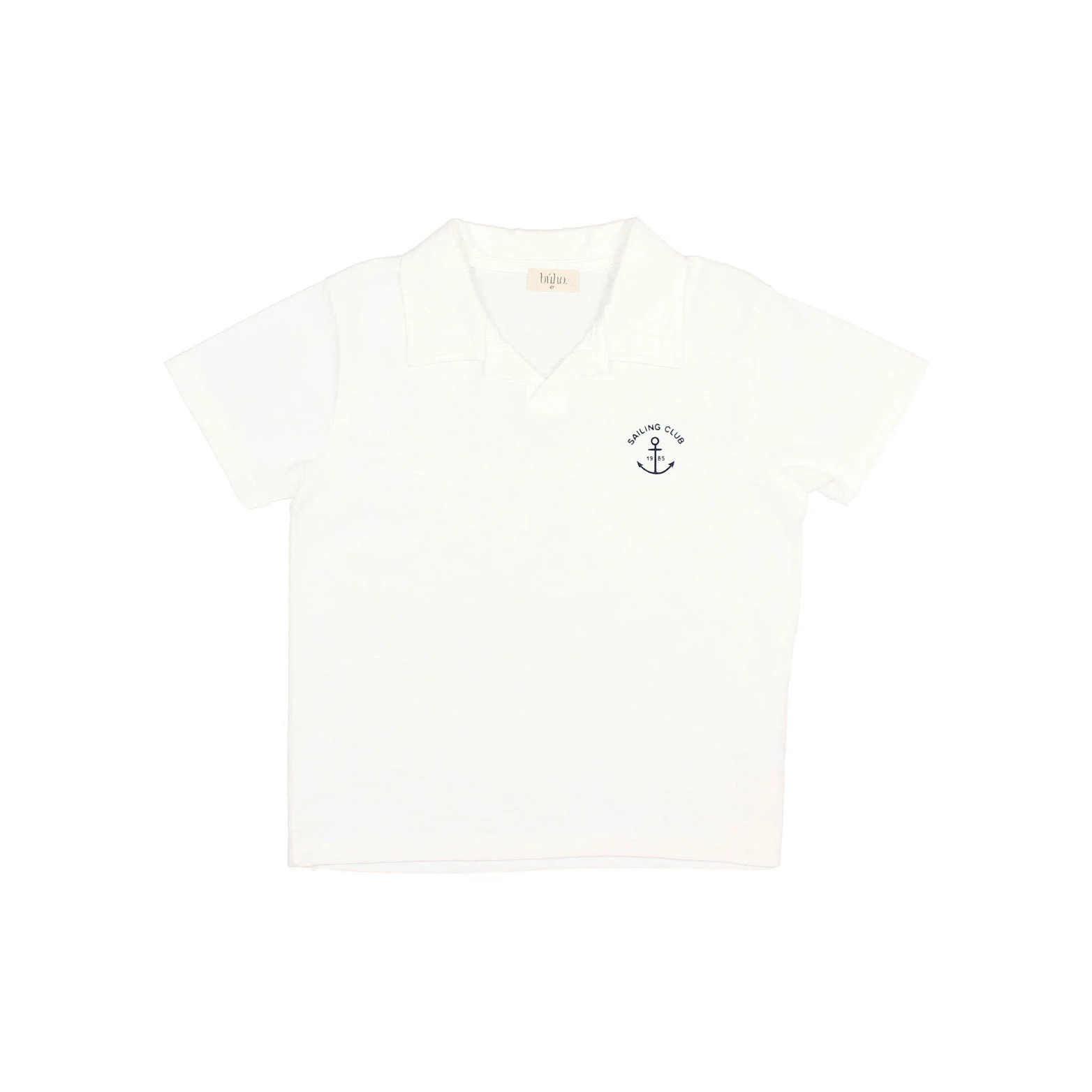 Buho White Sailing Polo