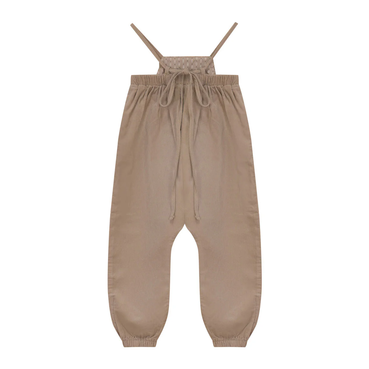 Calla Lili Camel Smocking Romper - Image 2