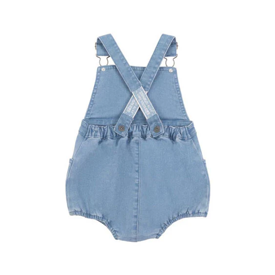 Calla Lili  Denim Blue Nautical Romper - Image 3