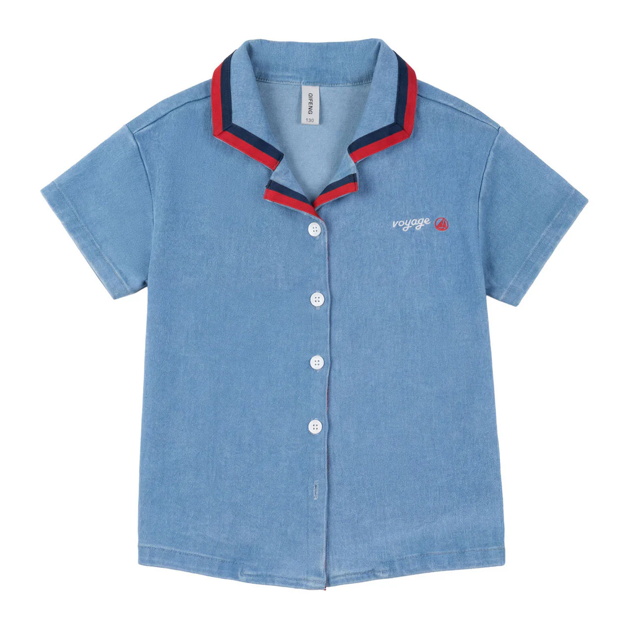 Calla Lili  Denim Blue Nautical Shirt