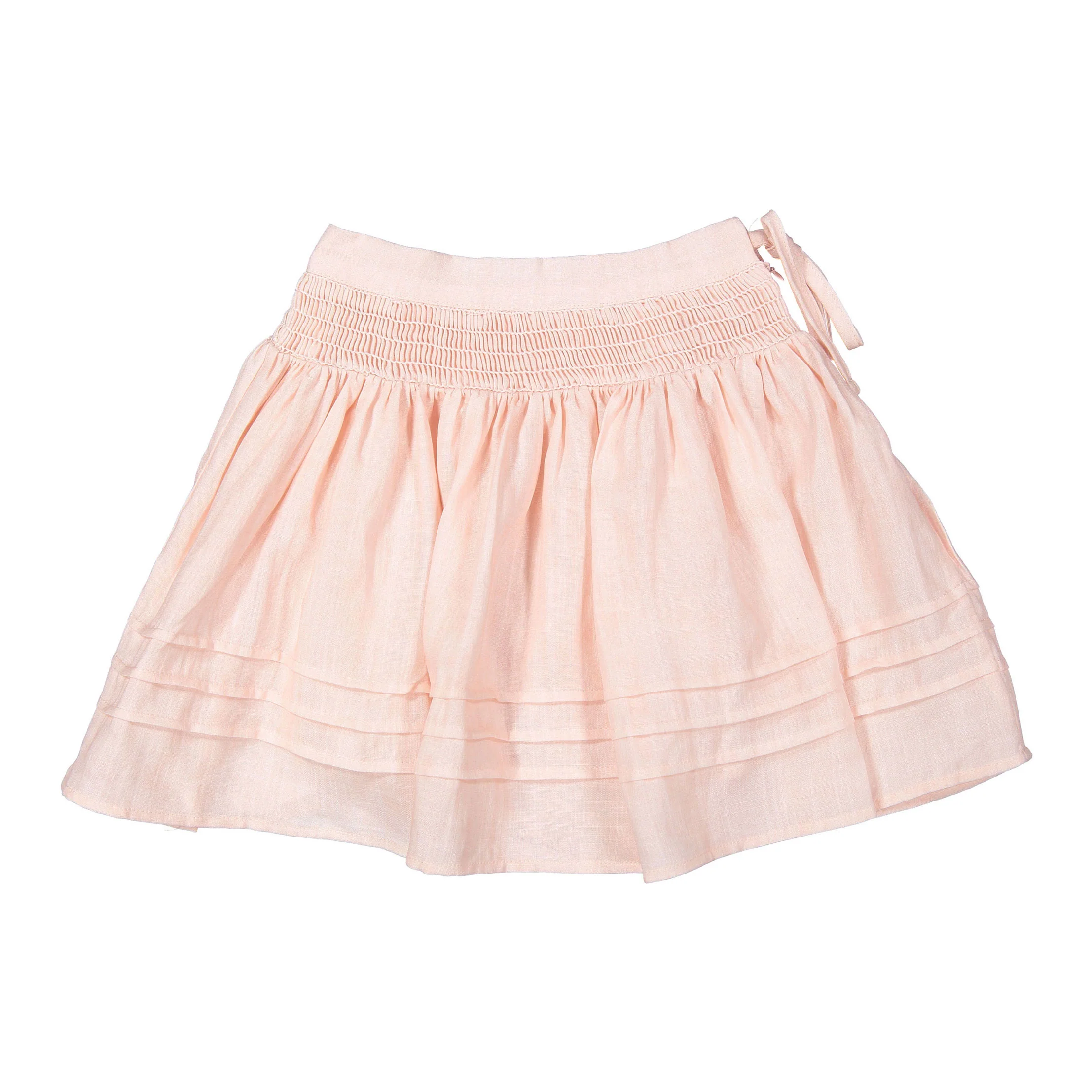 Calla Lili  Pink Linen Skirt