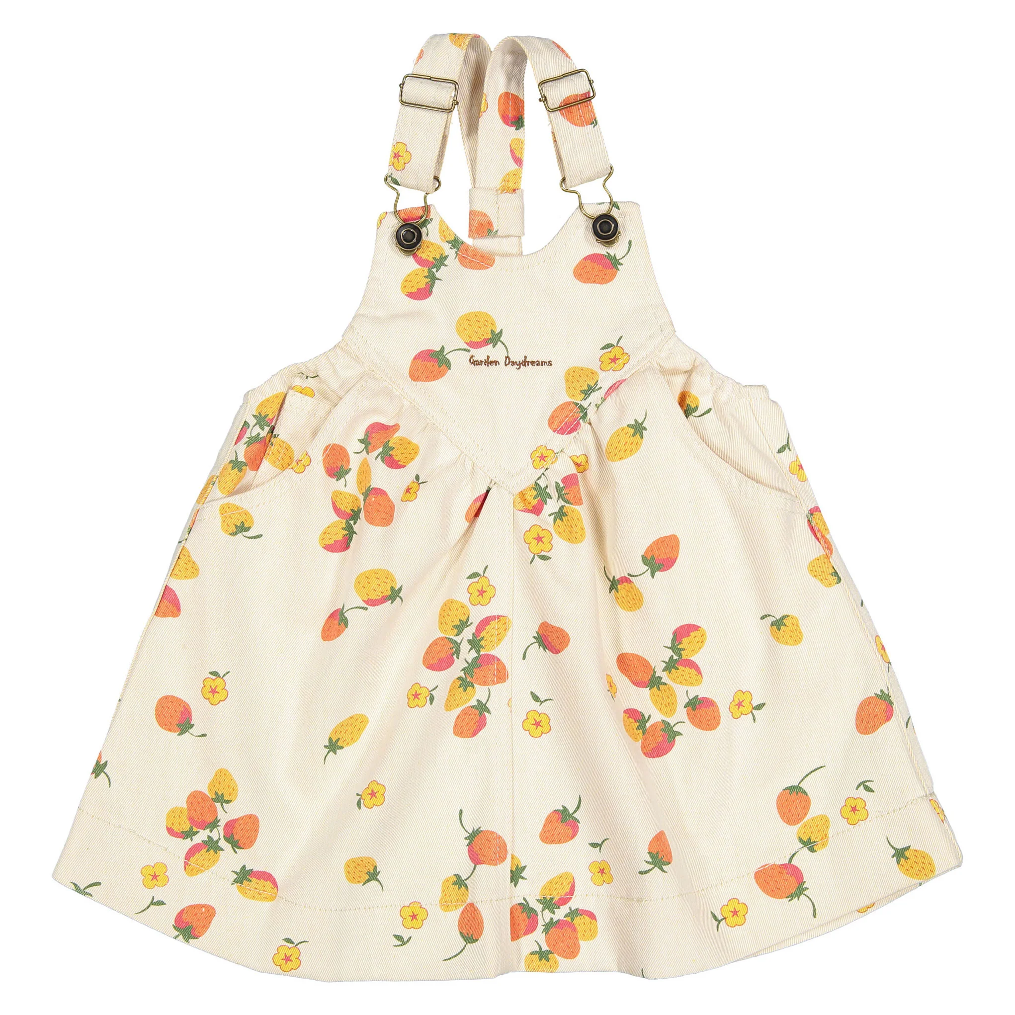 Calla Lili  Strawberry Pinafore Dress