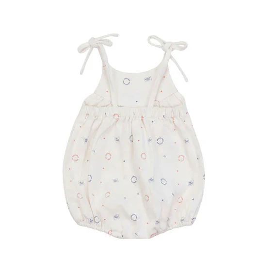 Calla Lili White Golf Romper - Image 3