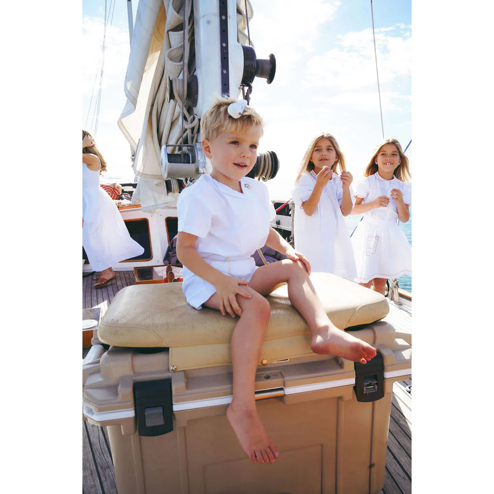 Calla Lili  White/Sand Bermuda Shorts - Image 3