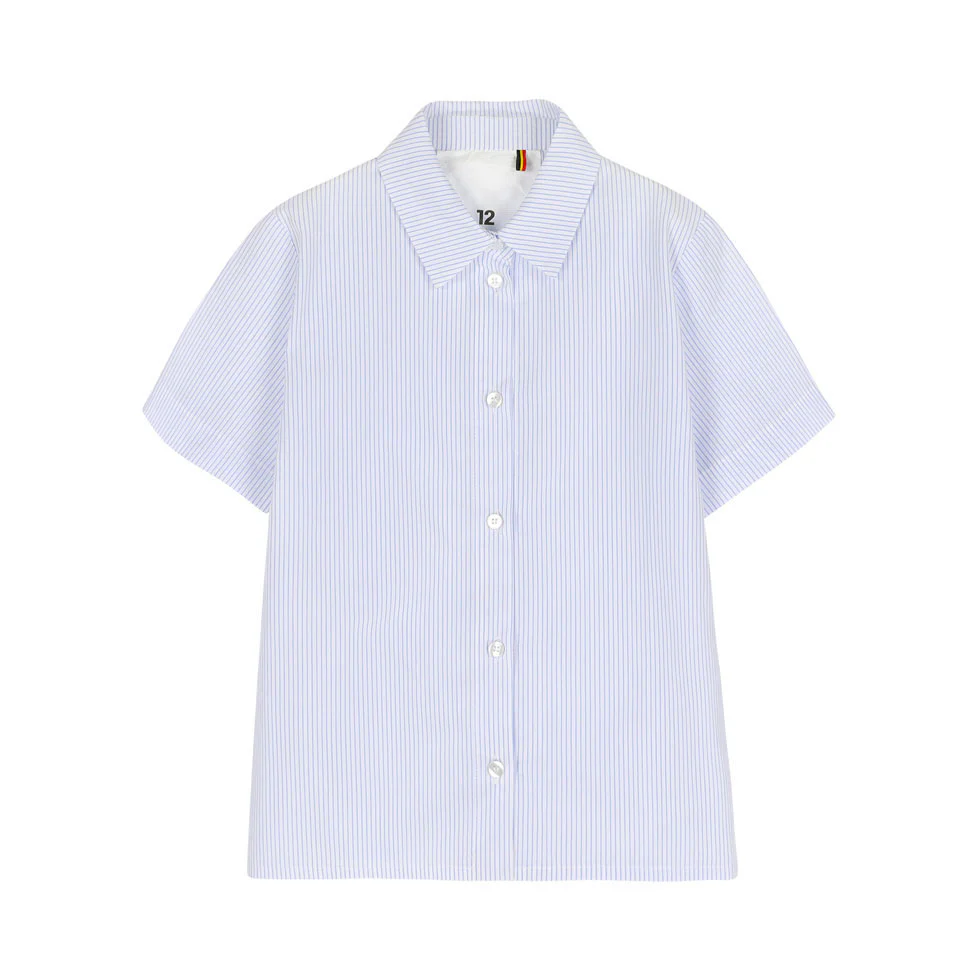 Caroline Bosmans Blue Stripe Blouse