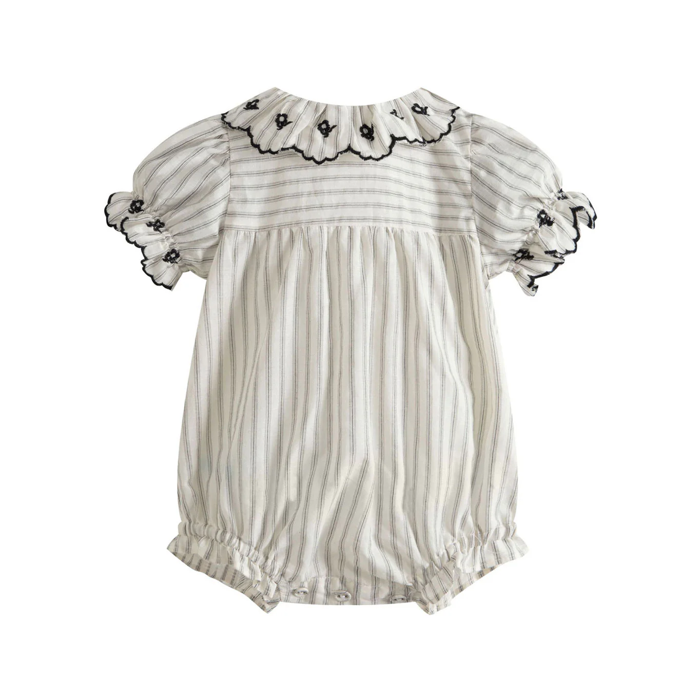Cera Una Volta Black Stripes Agapi Romper